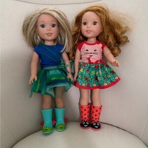 American Girl doll Willy Wisher 2 dolls